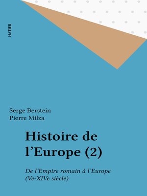 cover image of Histoire de l'Europe (2)